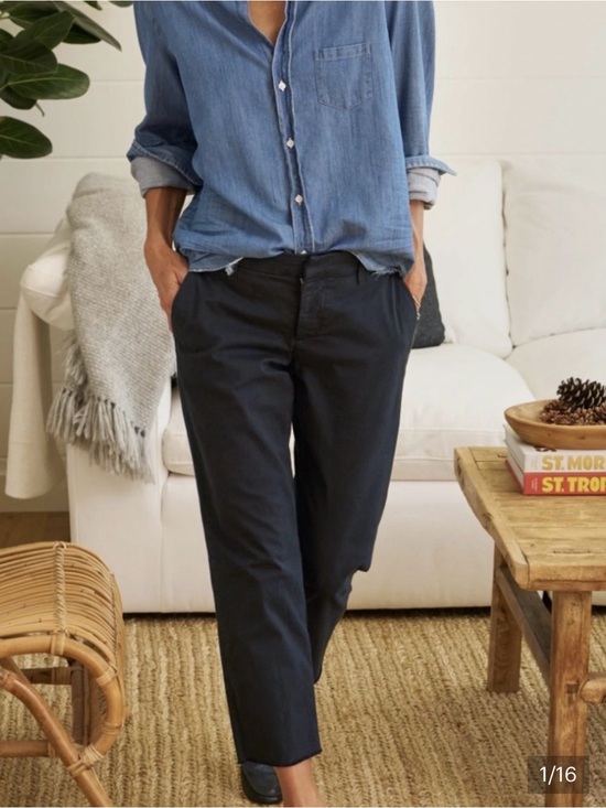 Frank & Eileen Pants - Frank & Eileen Wicklow Black Chino Pant